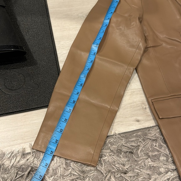 Pistola NWT Roman Oversize Faux Leather Jacket in a Taupe color - Picture 14 of 14